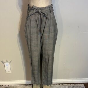 Vero moda Chic Plaid Tie-Waist Pants